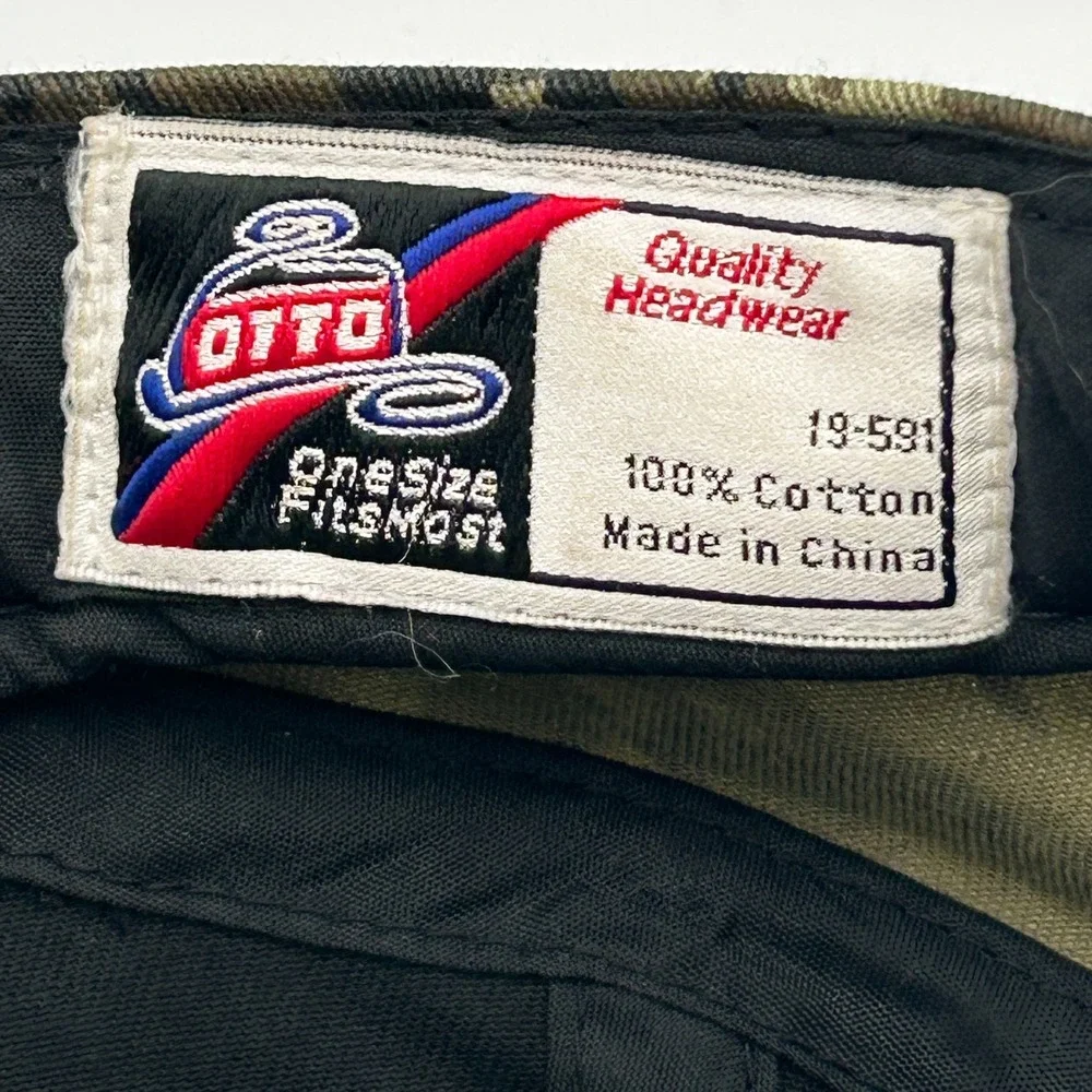Chevron‎ Strapback Hat Dad Cap Black Camo Embroidered Logo Red Blue Otto Gas